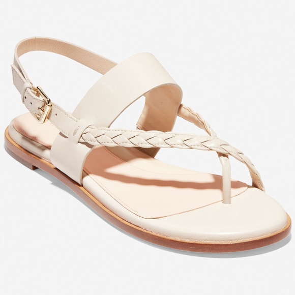 Cole Haan Shoes - Cole Haan Anica Leather Slingback Thong Sandals